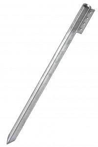 Gran Piqueta de acero galvanizado (750 mm de longitud)
